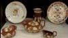 Wedgwood 21 Piece Blue And White Jasperware Tea Set, Glazed Interior